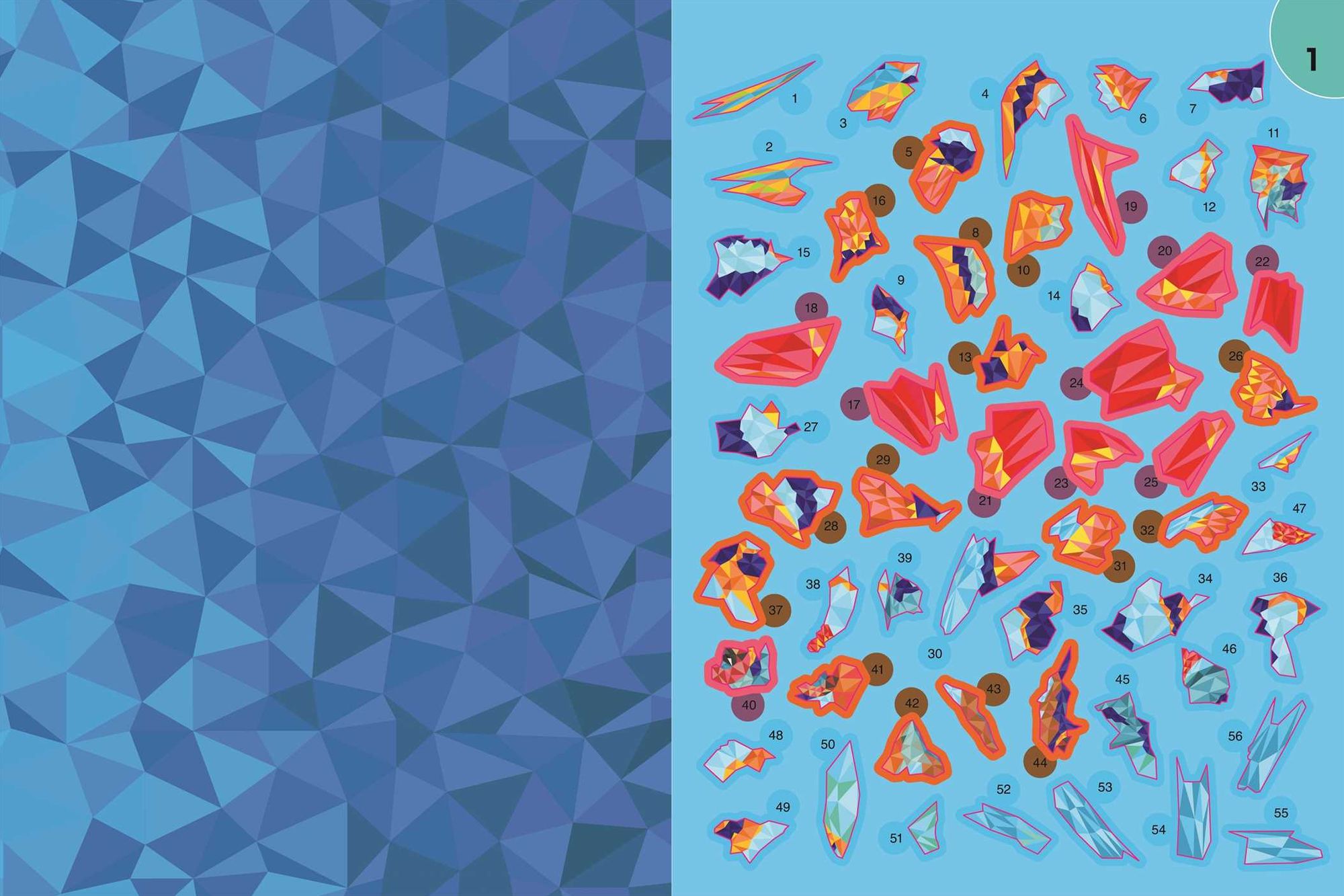 Sticker By Numbers: Ocean: Create Amazing 3-D Pictures