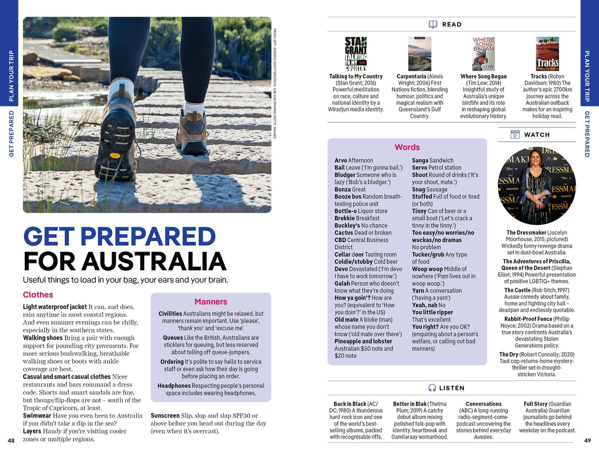 Lonely Planet Australia: Plan the Trip of a Lifetime Detailed Itineraries & Maps Insider Tips Covers Sydney, New South Wales, Canberra, Melbourne, Tasmania, Perth and more
