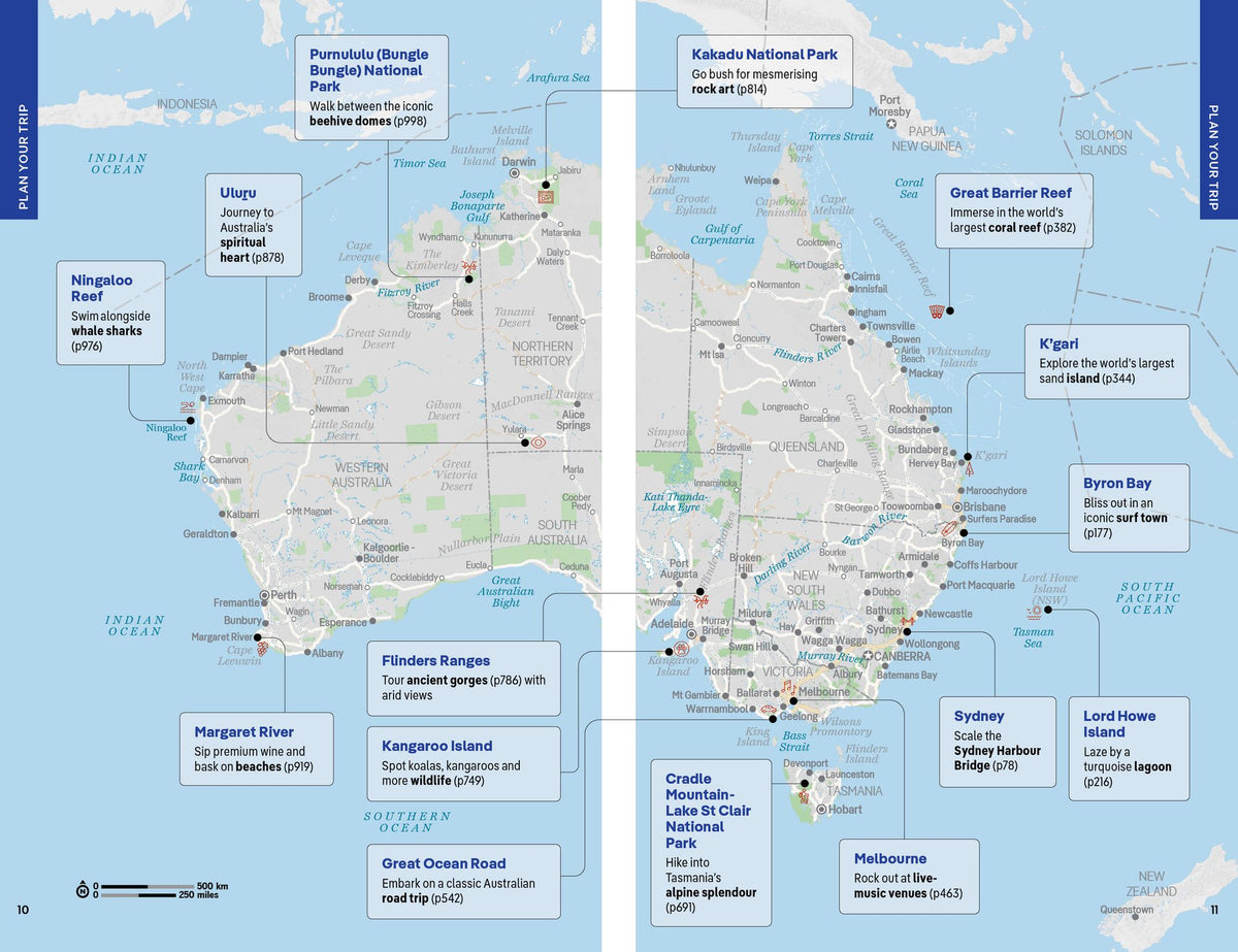 Lonely Planet Australia: Plan the Trip of a Lifetime Detailed Itineraries & Maps Insider Tips Covers Sydney, New South Wales, Canberra, Melbourne, Tasmania, Perth and more