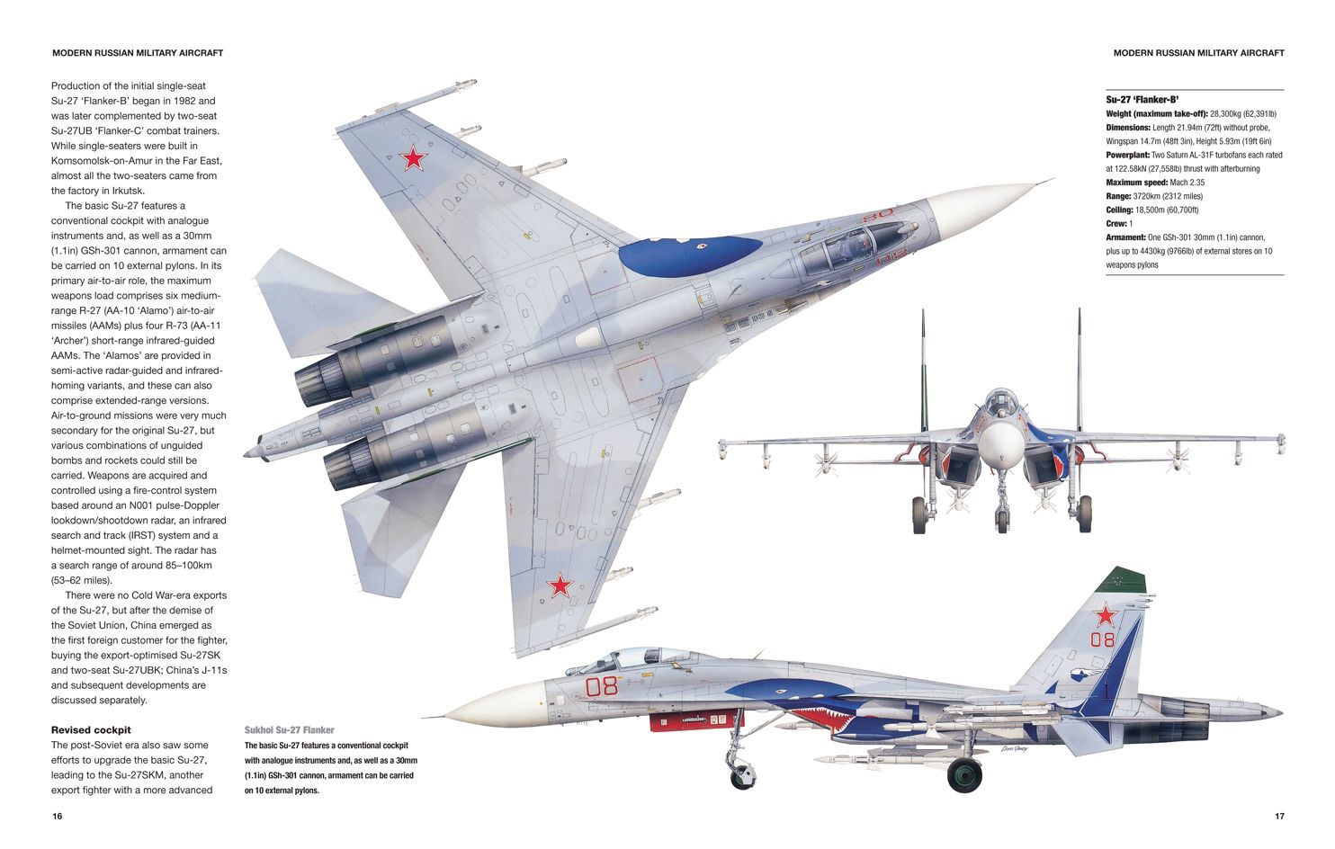 Modern Russian Military Aircraft: Fighters, Bombers, Reconnaissance, Helicopters
