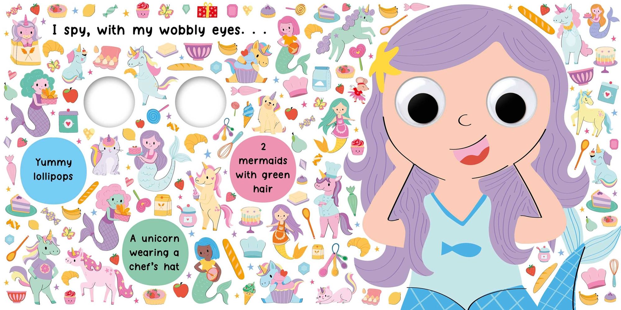 I Spy Unicorns: Spot Tons of Hidden Objects with Wobbly Eyes on Each Page