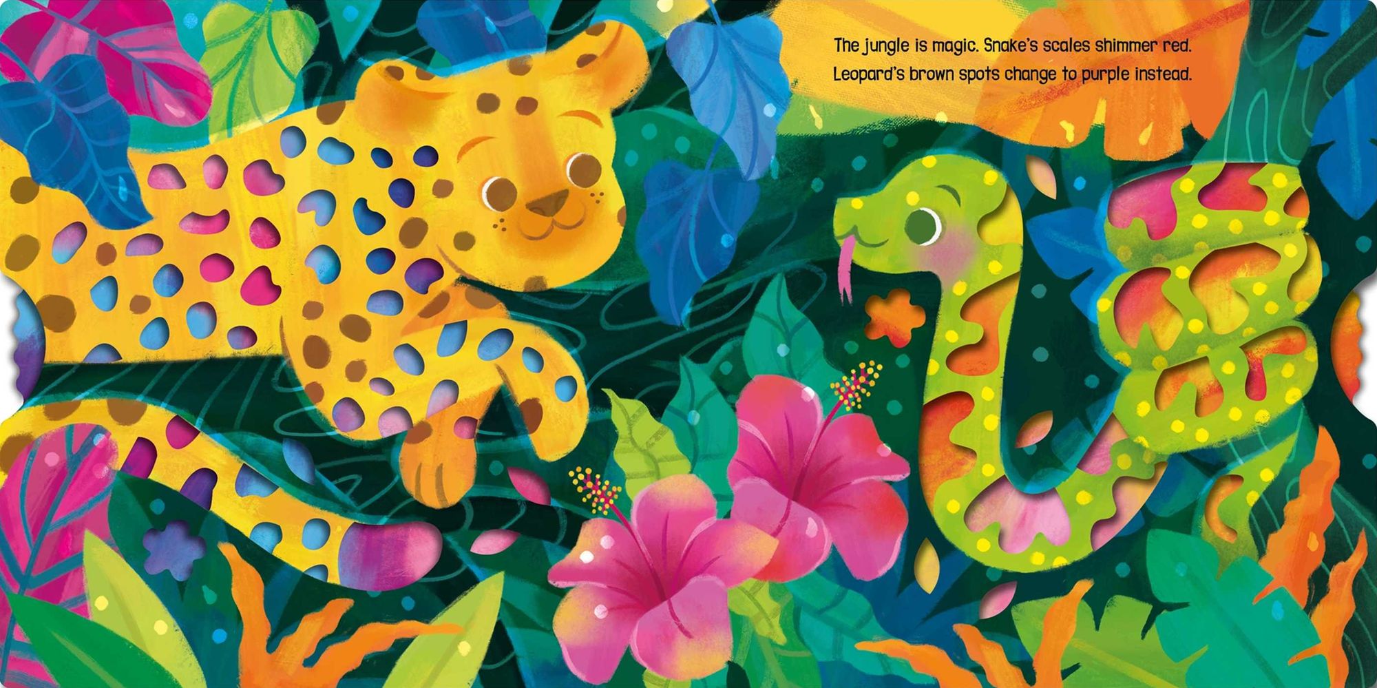 Magic Jungle: Spin the Wheel to Change the Colors!