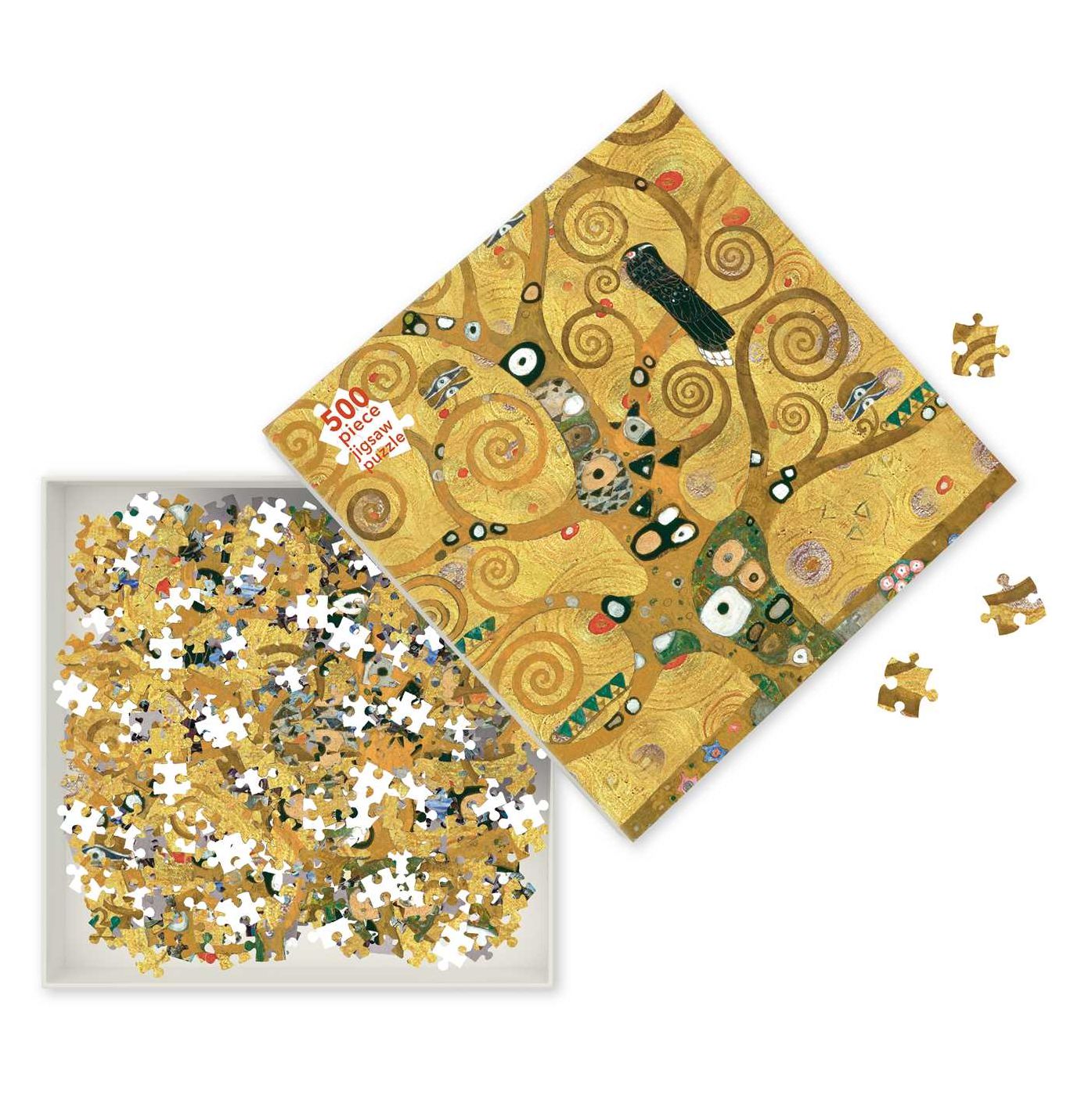 Adult Jigsaw Puzzle Gustav Klimt: The Tree of Life (500 pieces): 500-Piece Jigsaw Puzzles