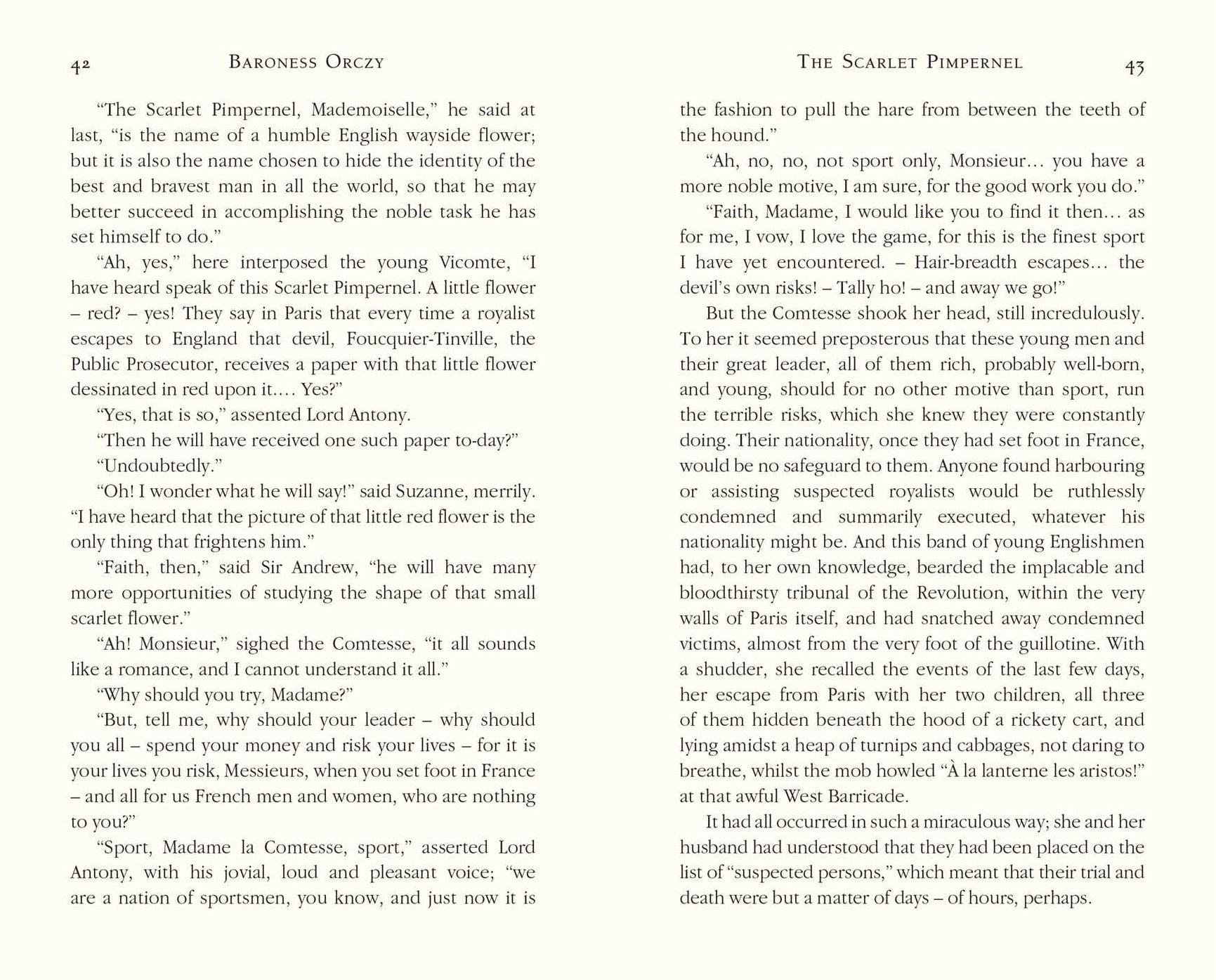 The Scarlet Pimpernel