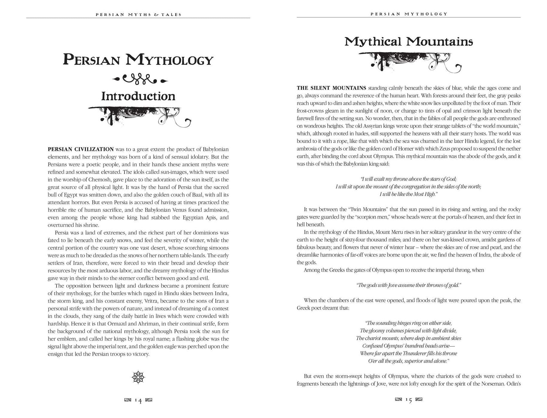 Persian Myths & Tales: Epic Tales