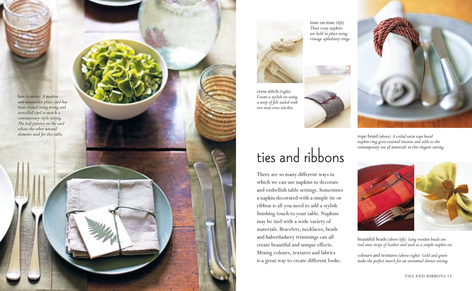 The Art of Napkin Folding: Includes 20 step-by-step napkin folds plus finishing touches for the perfect table setting
