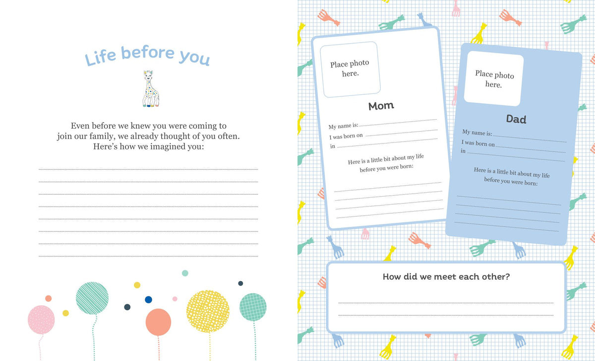 My Baby Album with Sophie la girafe®, Third Edition