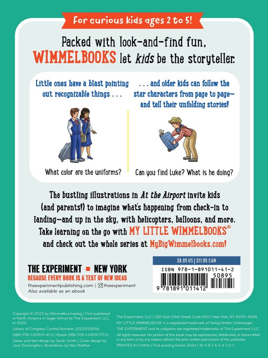 My Little Wimmelbook®-At the Airport: A Look-and-Find Book (Kids Tell the Story)
