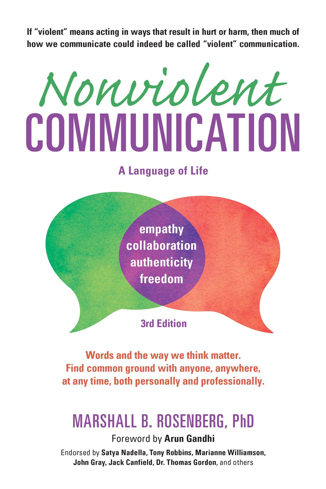 Nonviolent Communication: A Language of Life: Life-Changing Tools for Healthy Relationships