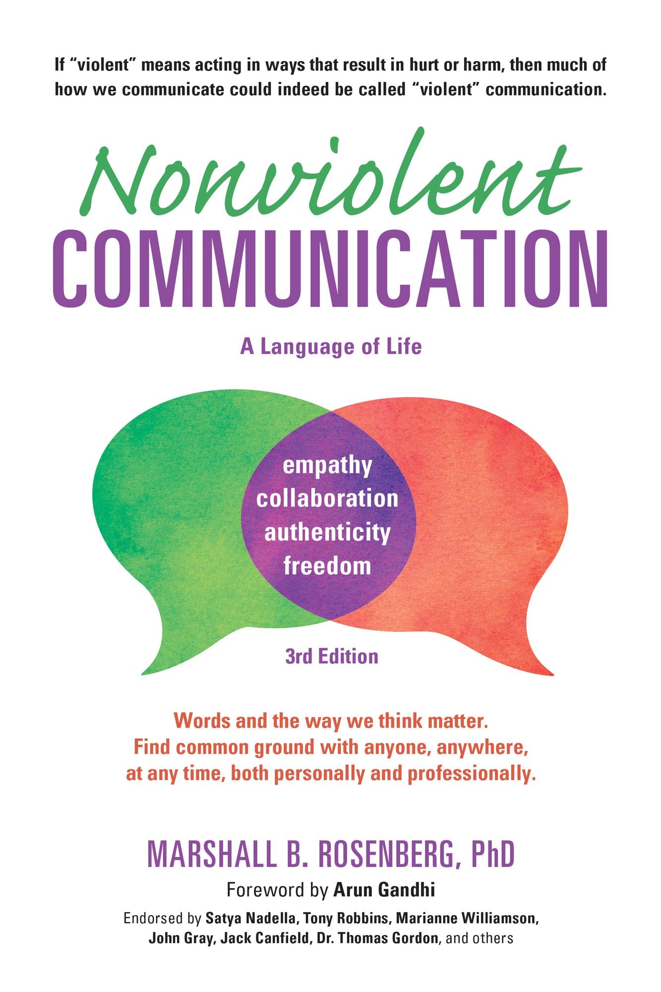 Nonviolent Communication: A Language of Life: Life-Changing Tools for Healthy Relationships