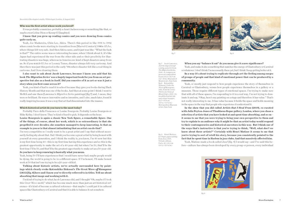 What is art for?: Contemporary artists on their influences, inspirations and disciplines