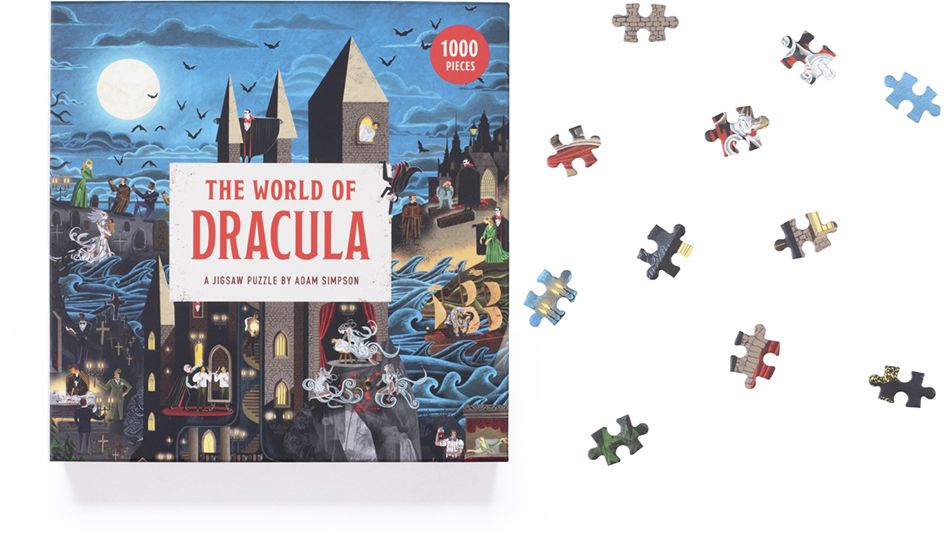 The World of Dracula 1000 Piece Puzzle: A Jigsaw Puzzle by Adam Simpson