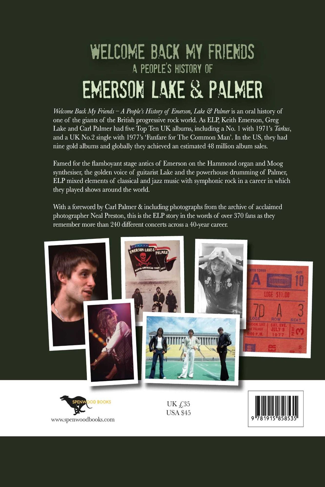 Welcome Back My Friends: A People's History of Emerson Lake & Palmer