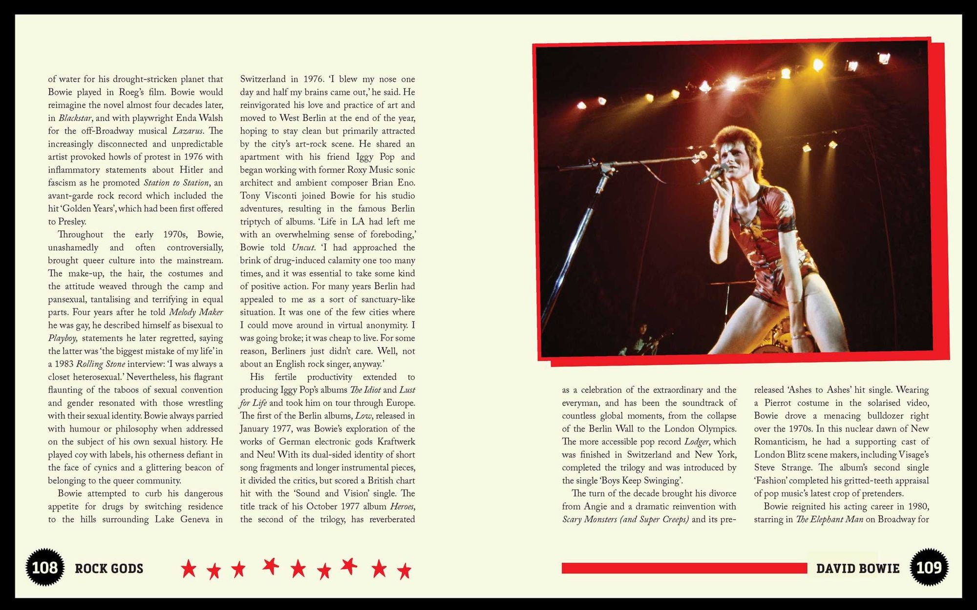 Rock Gods: The greatest showmen and most influential songwriters of the rock era