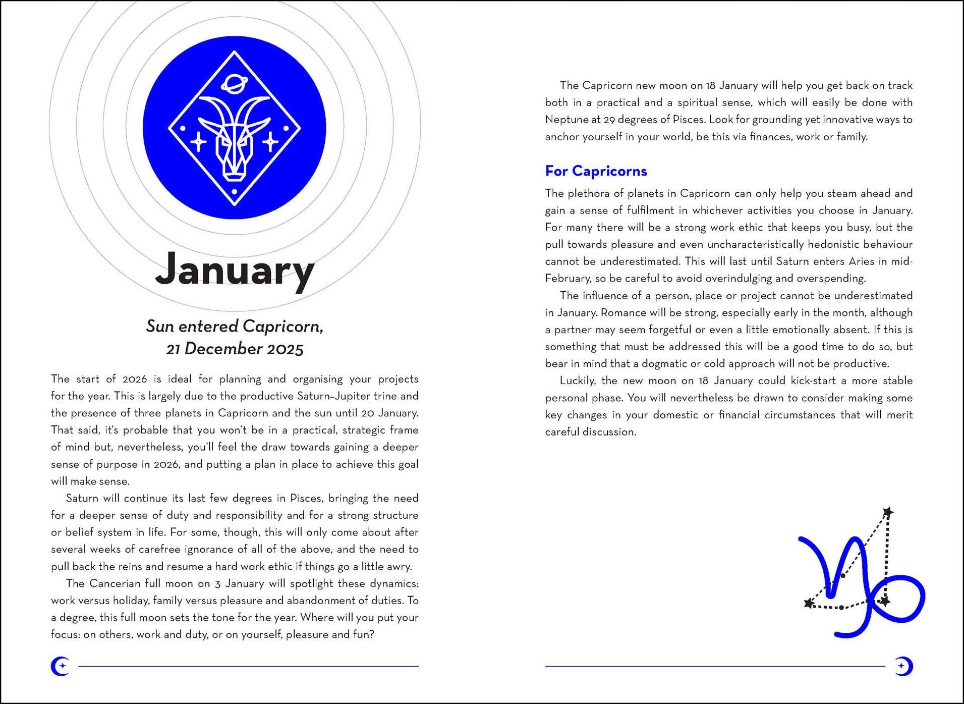 2026 Astrology Planner Calendar Northern Hemisphere