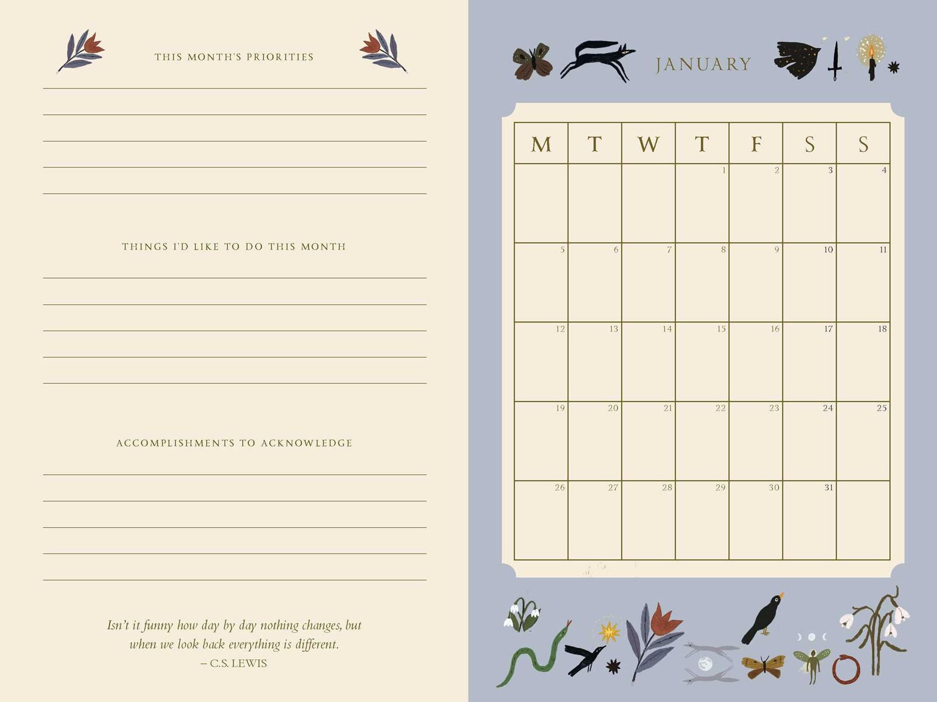 2026 Seasons of the Witch Planner Calendar