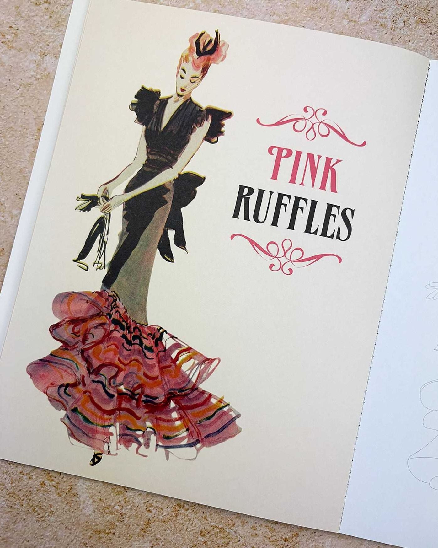 Marie Claire 1930s Fashion Styles Coloring Book