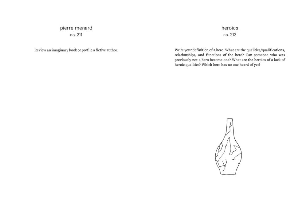 three six five:prompts, acts, divinations (an inexhaustible compendium for writing)