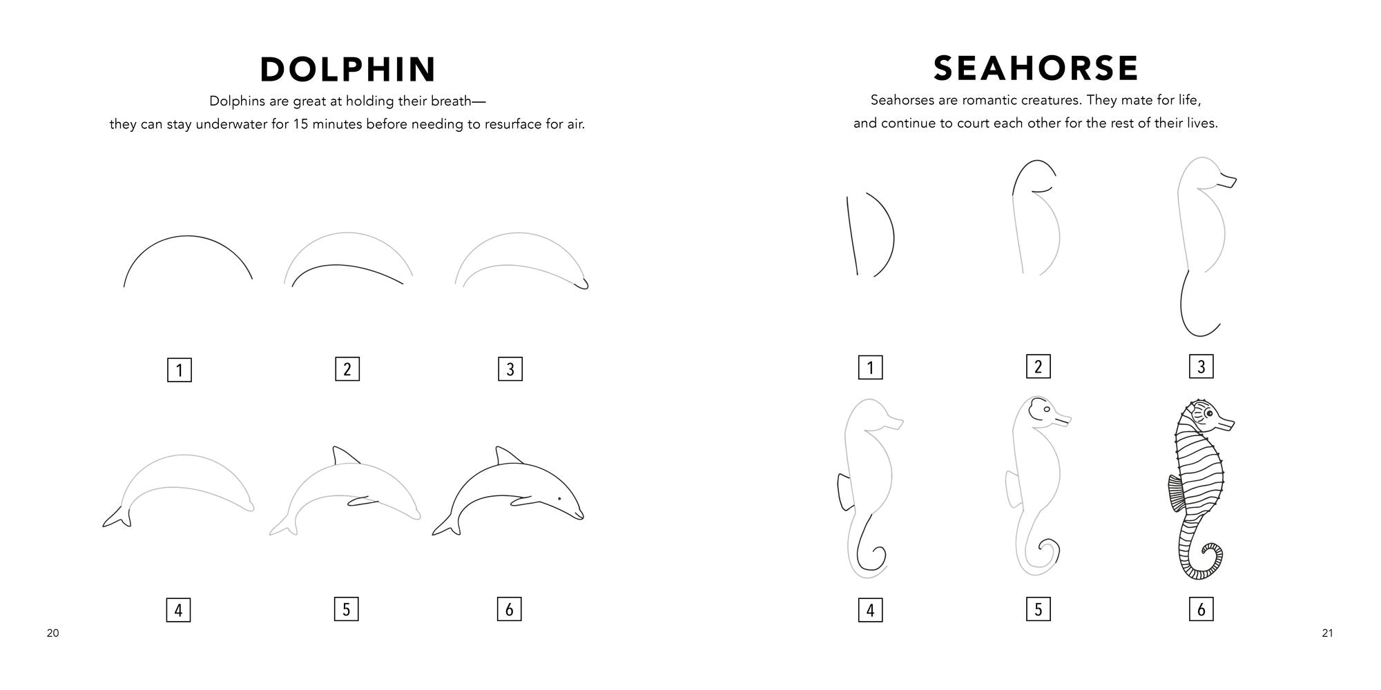 Under the Sea: How to Draw Books for Kids with Dolphins, Mermaids, and Ocean Animals