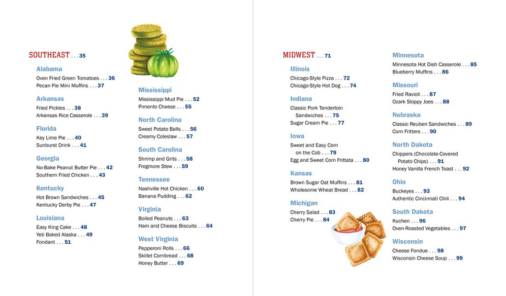 Recipe Road Trip, Cooking Your Way Across the USA: 120+ Delicious Recipes and Fun and Surprising Facts from Every State