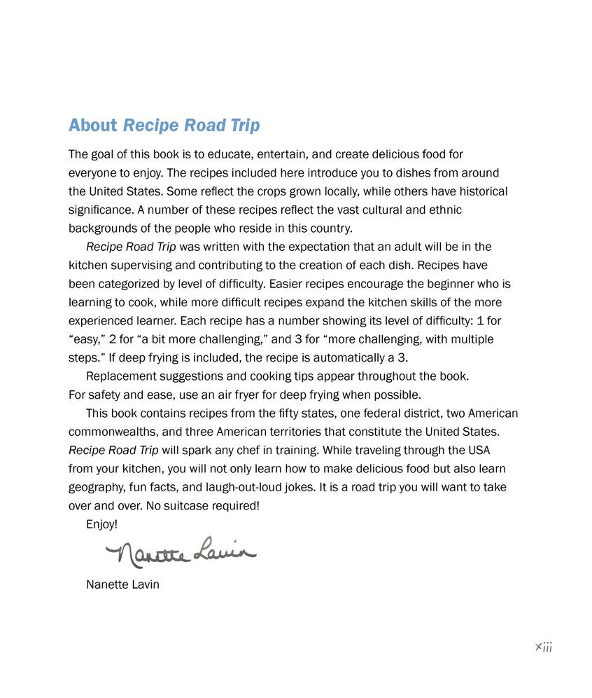 Recipe Road Trip, Cooking Your Way Across the USA: 120+ Delicious Recipes and Fun and Surprising Facts from Every State