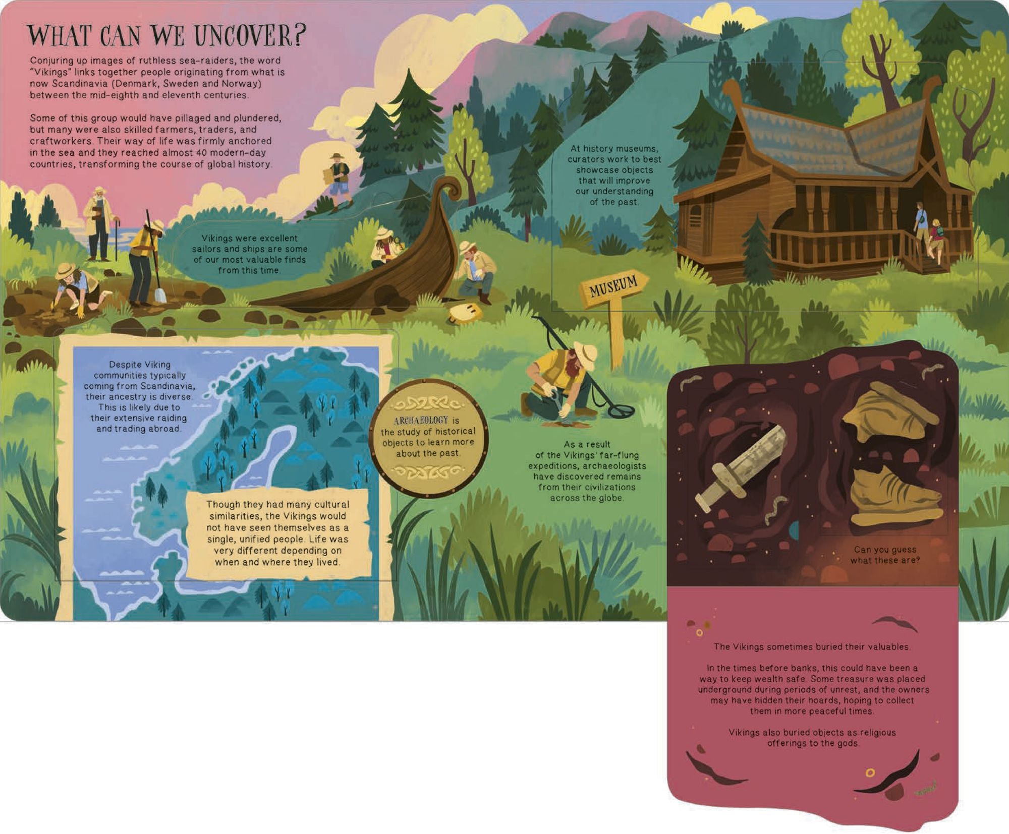 Hide and Seek History: The Vikings: With More Than 80 Flaps!