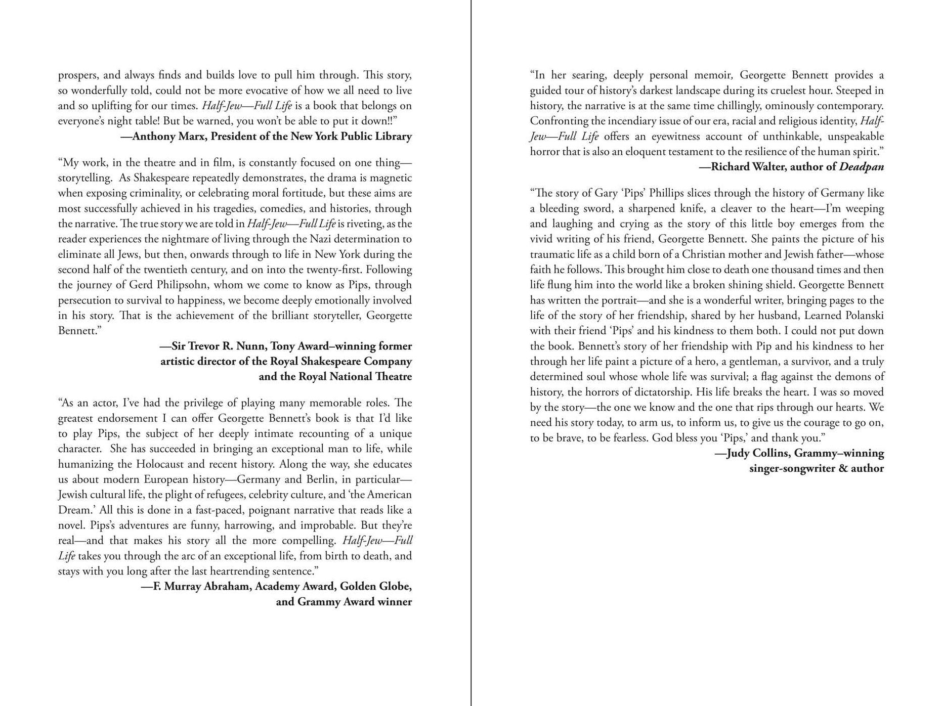 Half-Jew-Full Life: The Unlikely Journey of a Voluntary Jew from Nazi Persecution to the American Dream