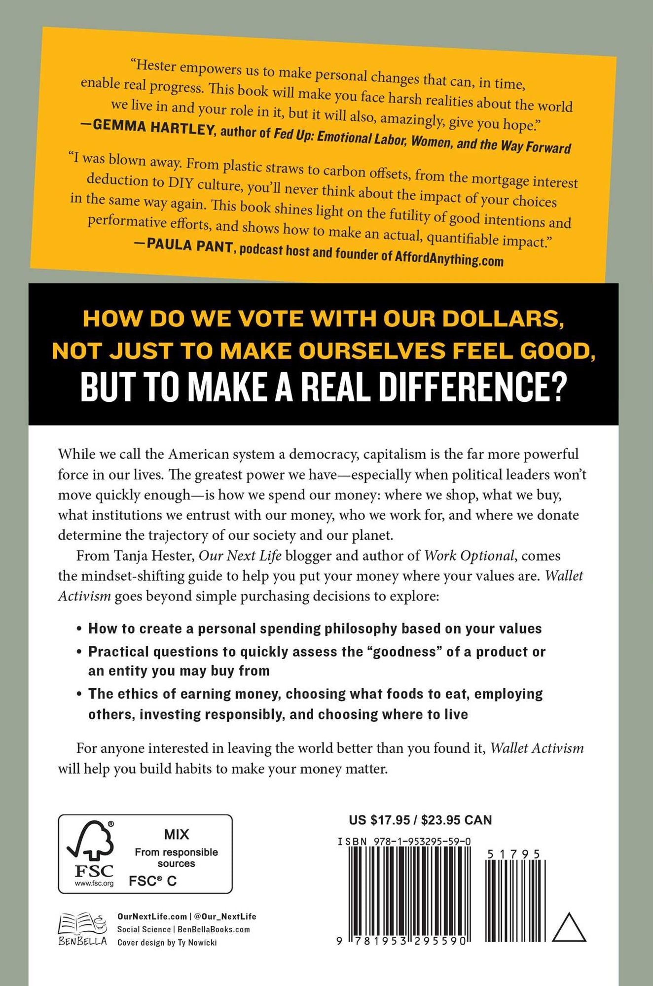 Wallet Activism: How to Use Every Dollar You Spend, Earn, and Save as a Force for Change