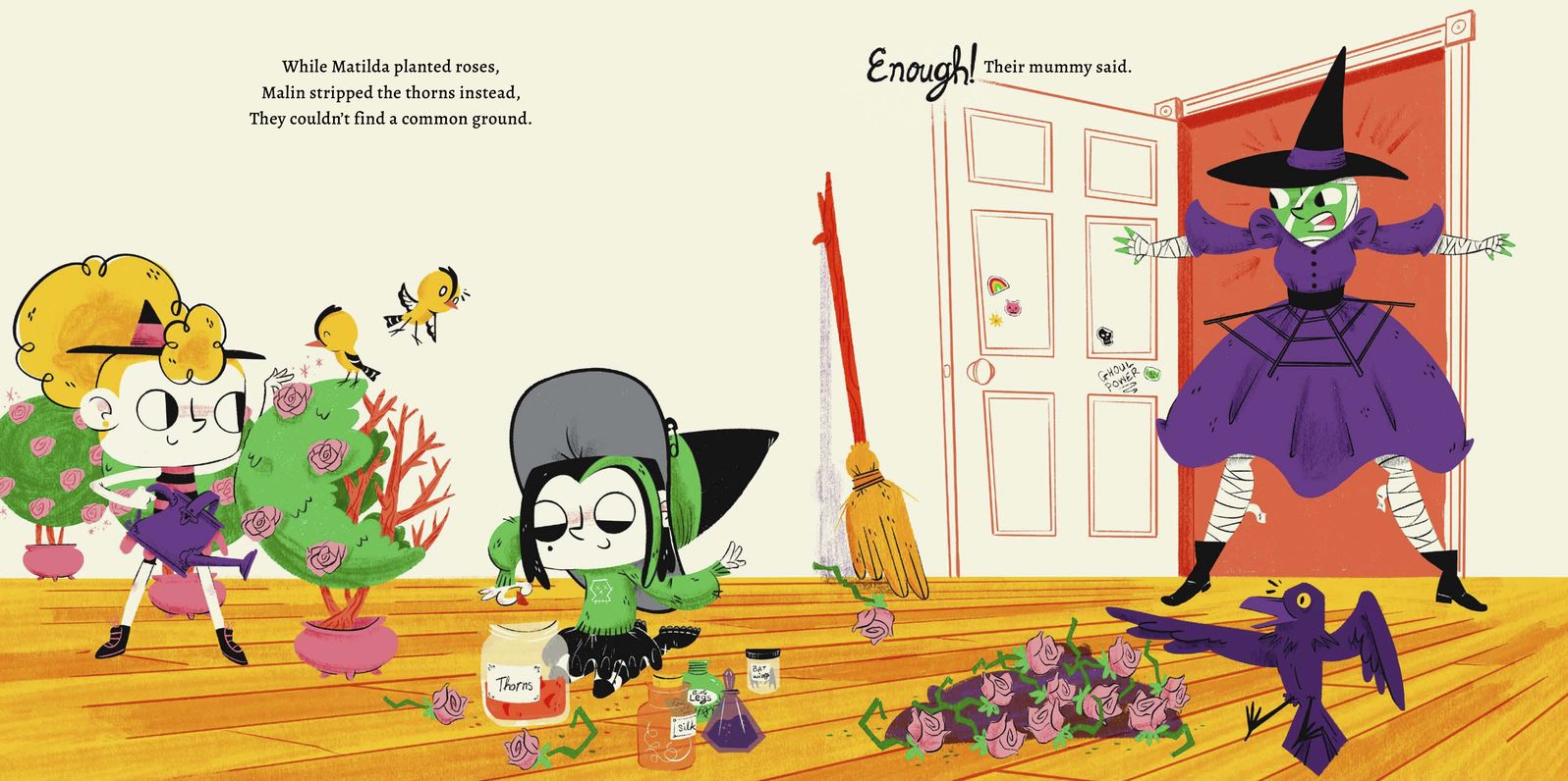 BroomMates: A Brewing Boundary Battle