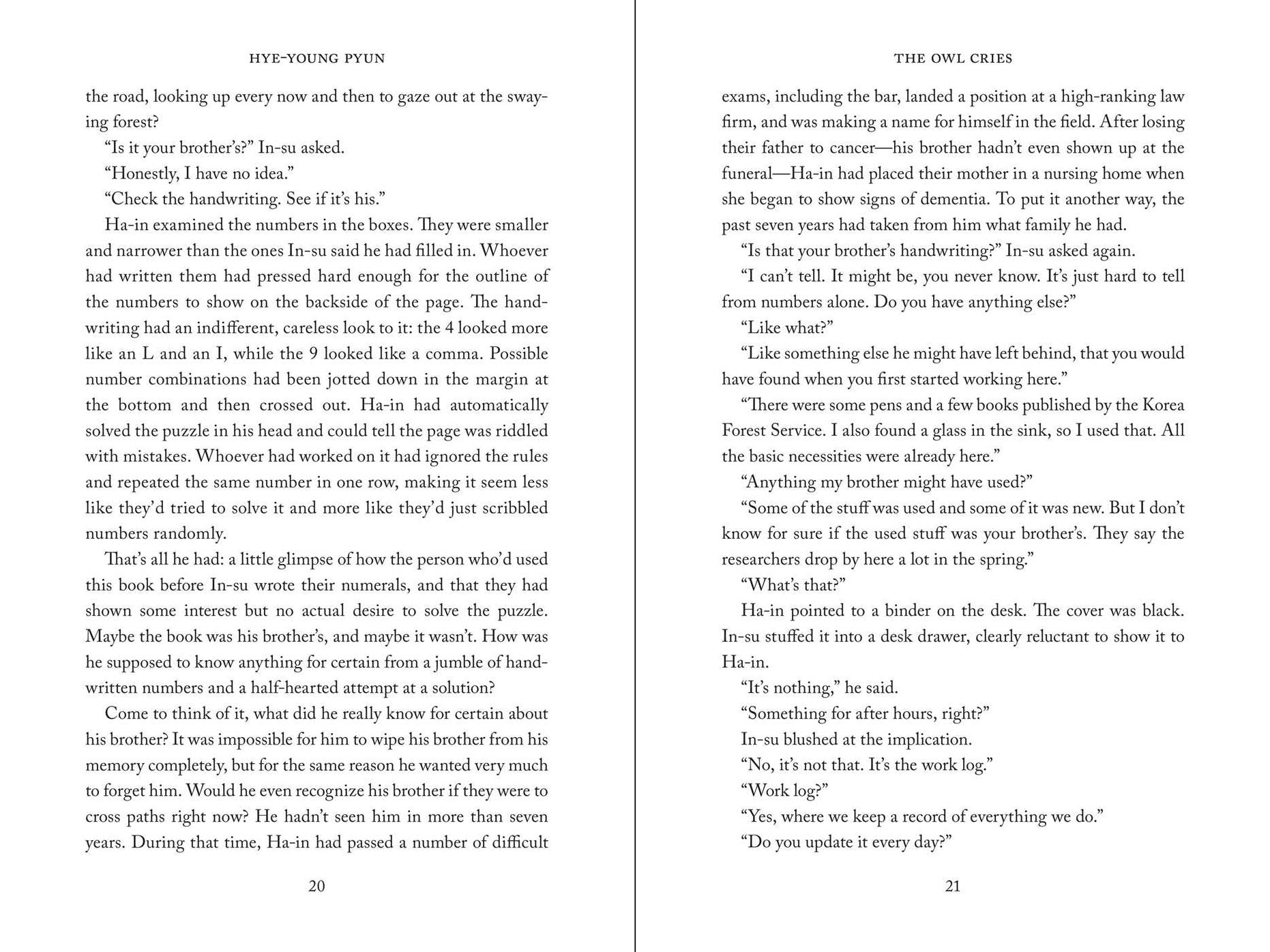 The Owl Cries: A Novel