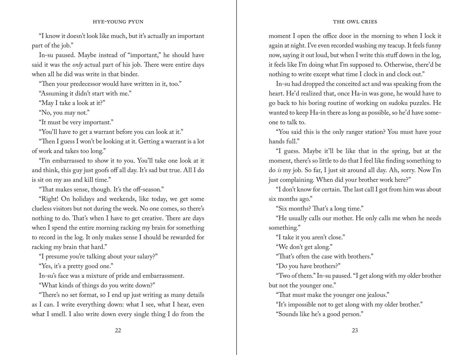 The Owl Cries: A Novel