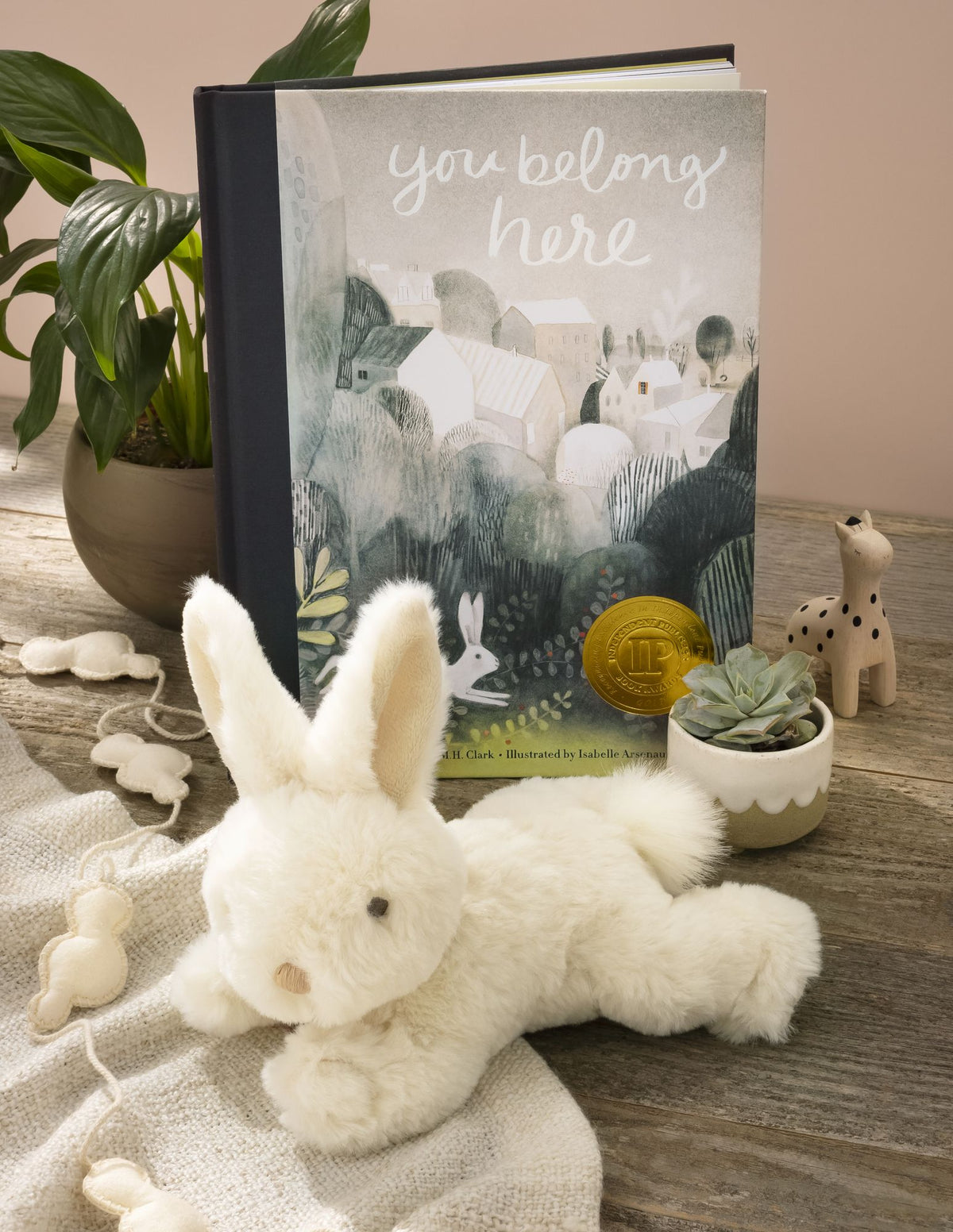 You Belong Here Bunny Plush