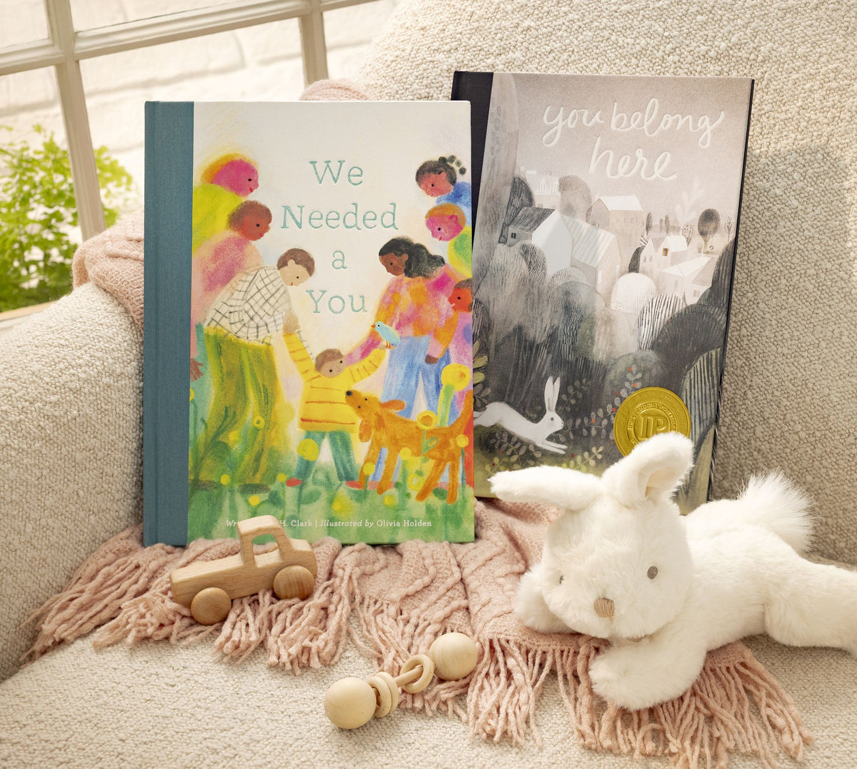 You Belong Here Bunny Plush