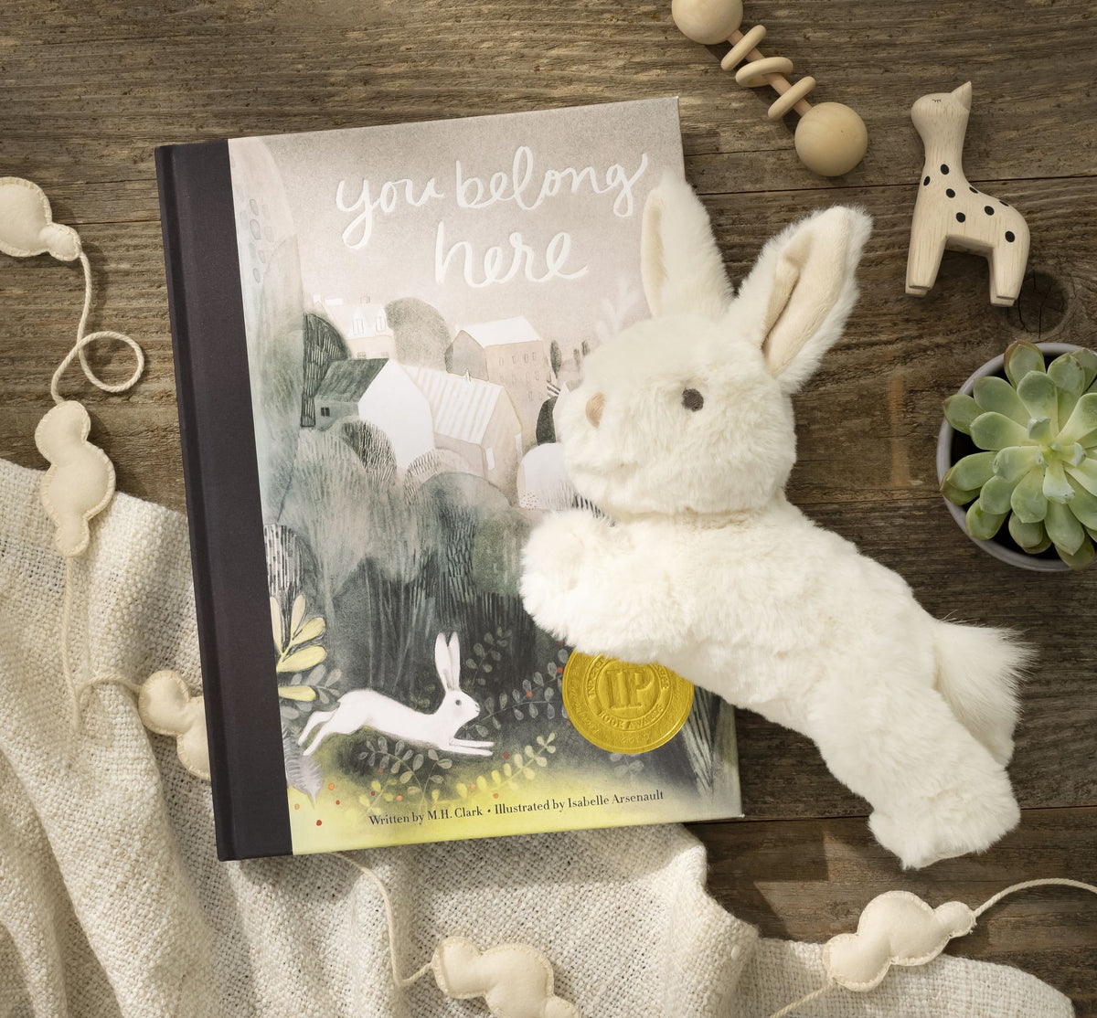 You Belong Here Bunny Plush
