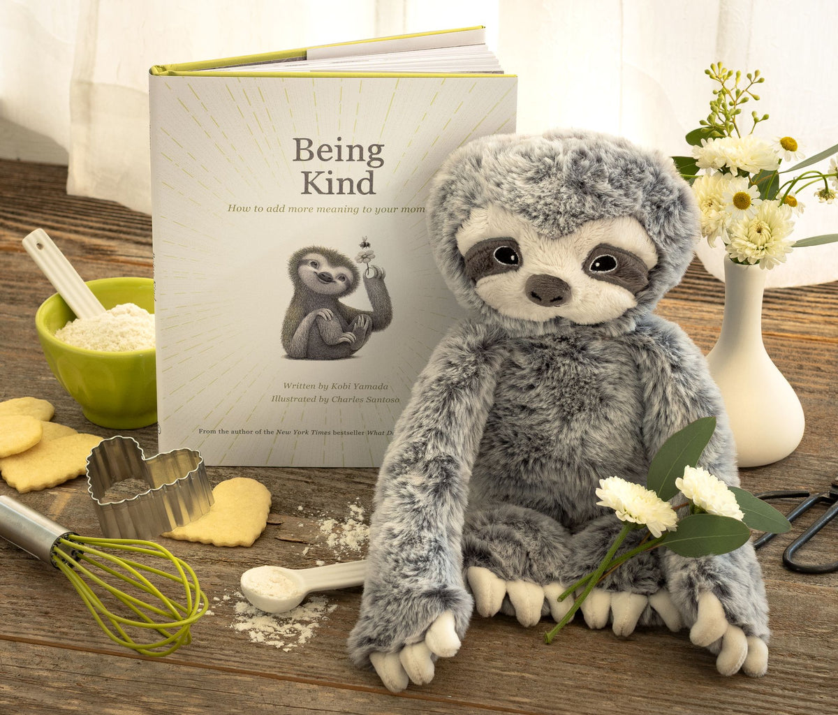 Sloth Plush: A companion to the book Being Kind