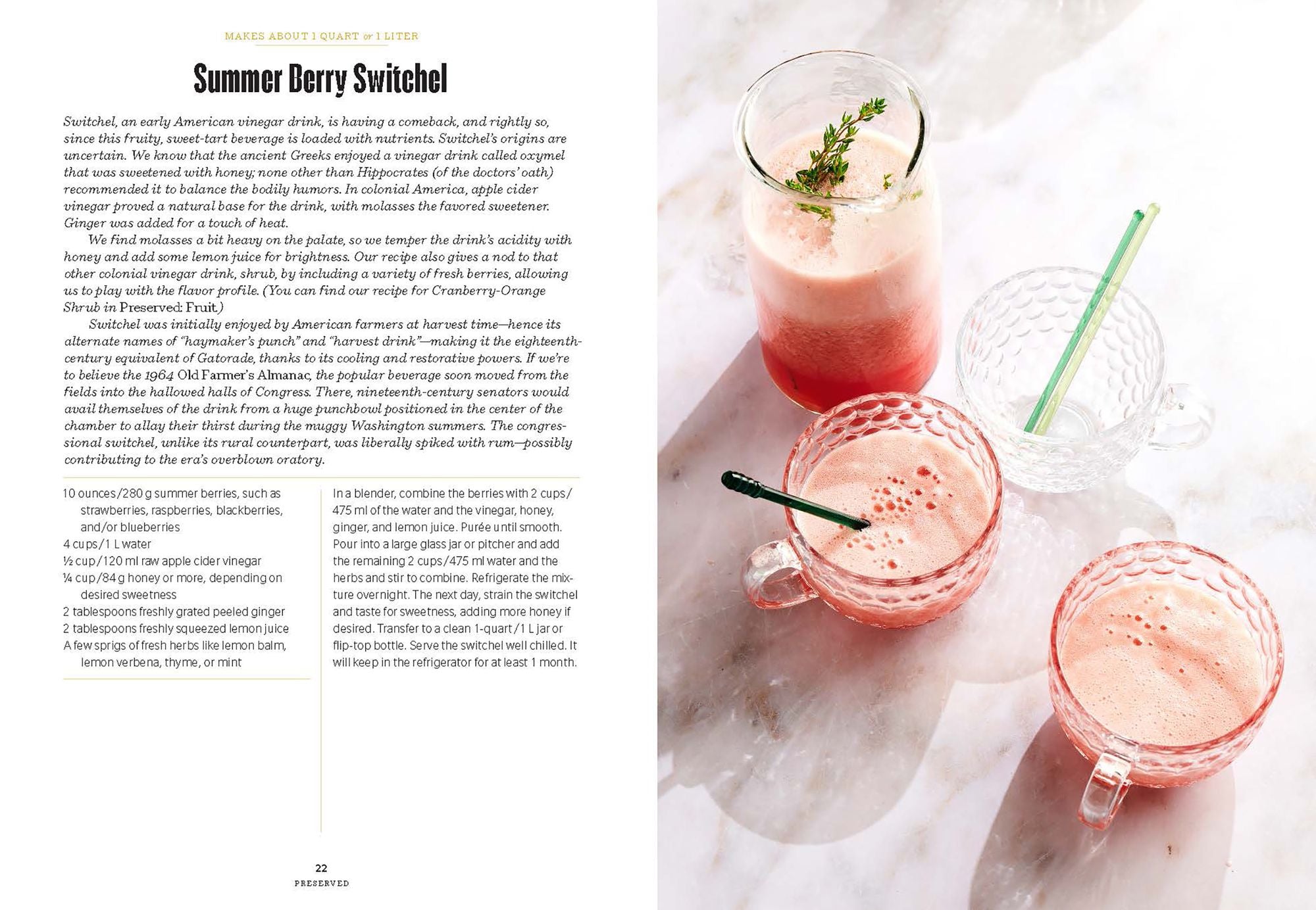 Preserved: Drinks: 25 Recipes