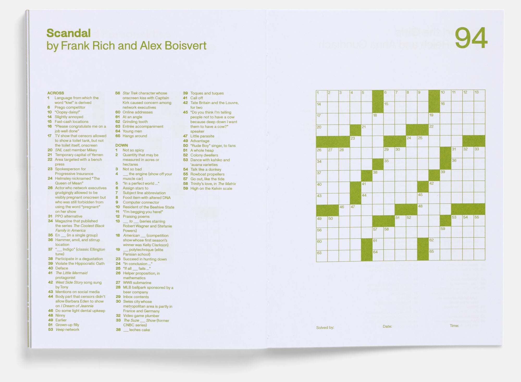 99 TV Crosswords