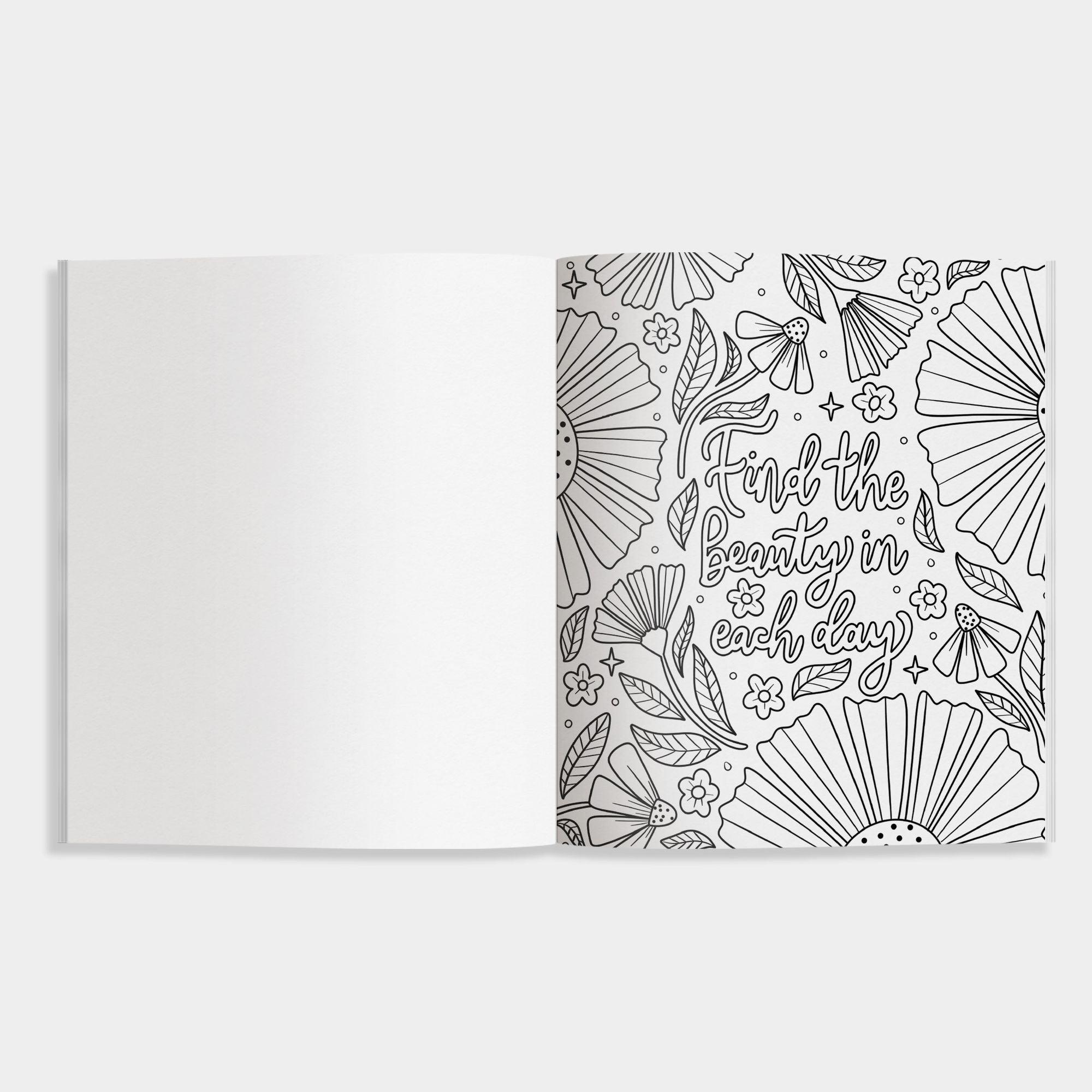 Embrace the Beauty: An Adult Coloring Book with Inspirational Quotes and Frameable Wall Art