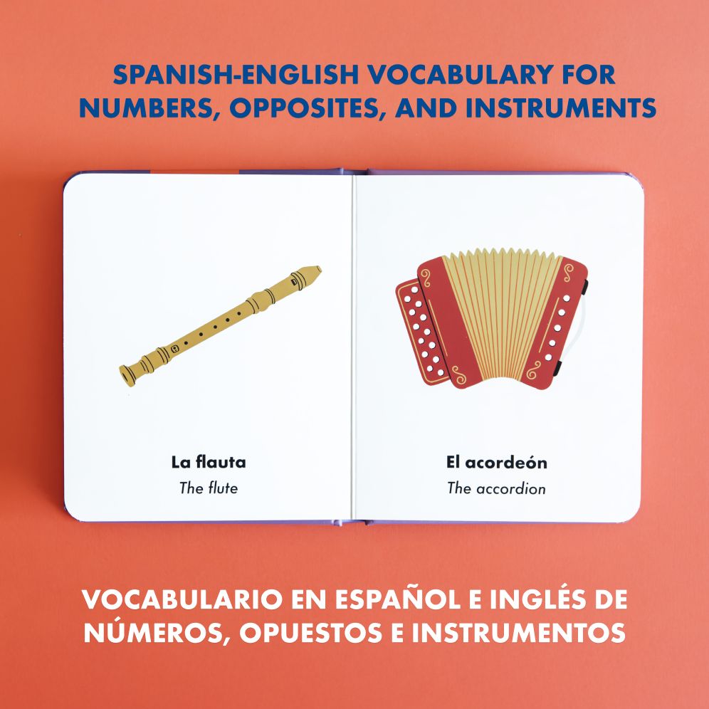 La Plaza: A Collection of Bilingual Books about Numbers, Opposites, and Musical Instruments Inspired by Latin American Culture