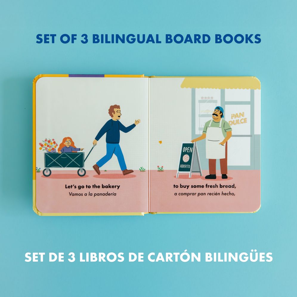 La Plaza: A Collection of Bilingual Books about Numbers, Opposites, and Musical Instruments Inspired by Latin American Culture