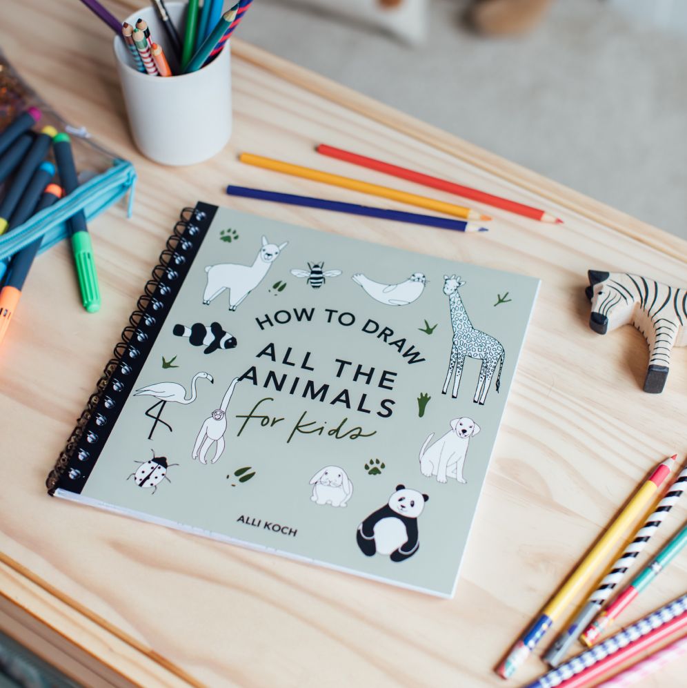 All the Animals: How to Draw Books for Kids with Dogs, Cats, Lions, Dolphins, and More