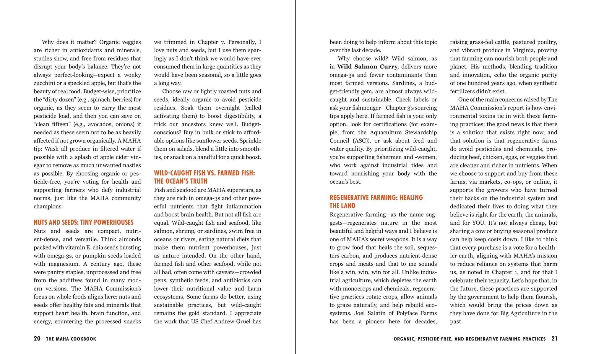 The MAHA Cookbook: Taking Charge of Your Health with Vibrant, Whole Foods