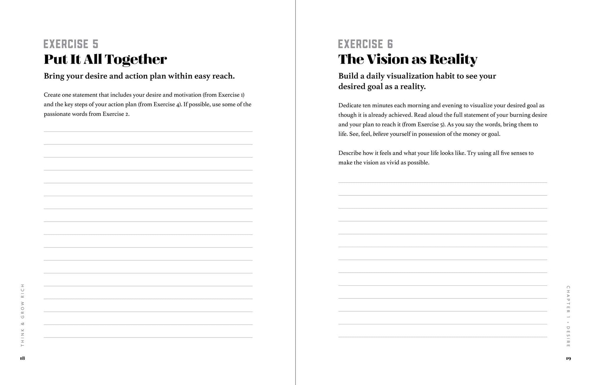 The Think and Grow Rich Roadmap: Practical Steps and Transformational Exercises for a Personal Blueprint to Wealth