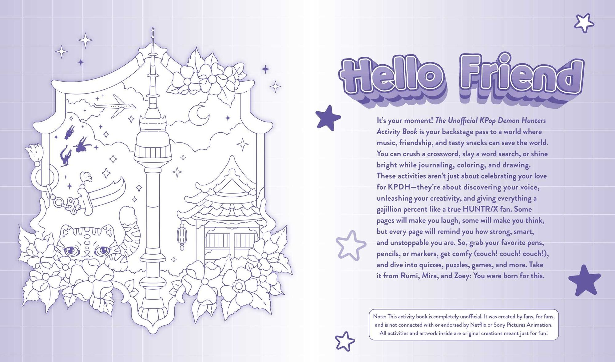 The Unofficial KPop Demon Hunters Activity Book: Games, Quizzes, Trivia, and More to Unleash Your Inner Idol!