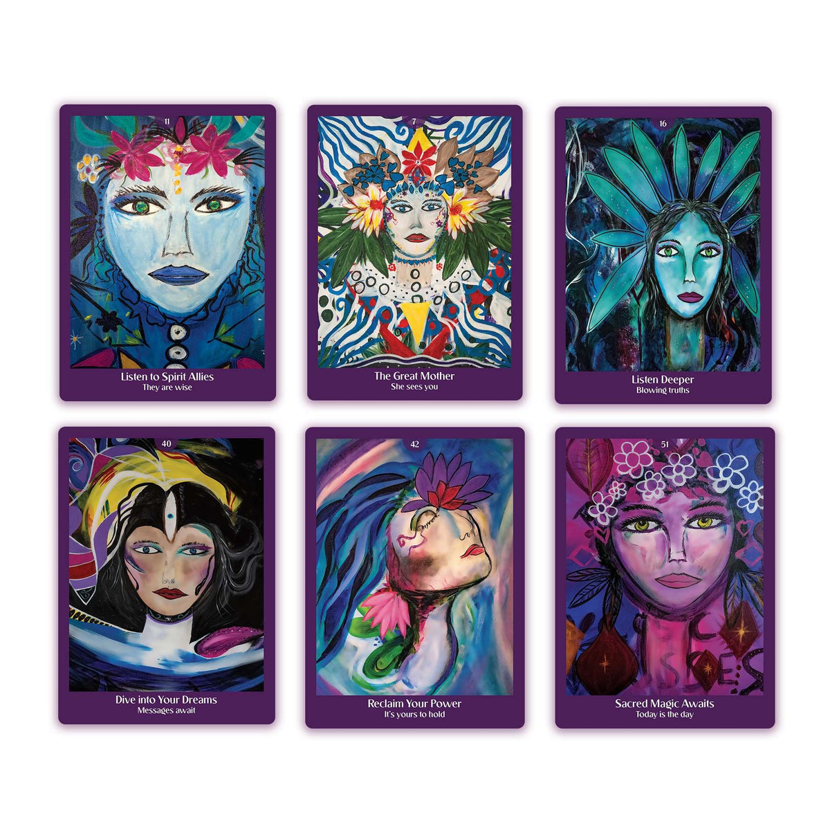 Sacred Magic Oracle Deck: A Witch's Oracle Deck (51 Full-Color Cards and 125-Page Full-Color Guidebook)
