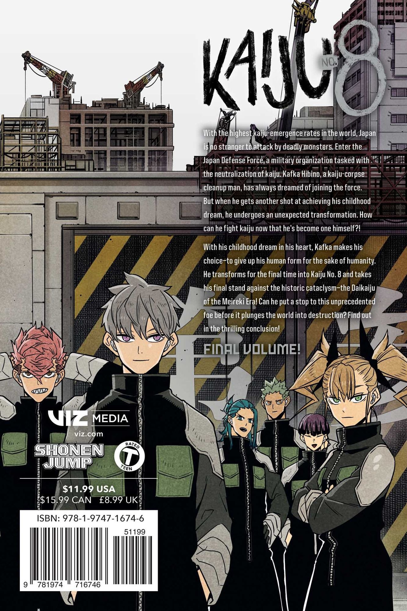 Kaiju No. 8, Vol. 16