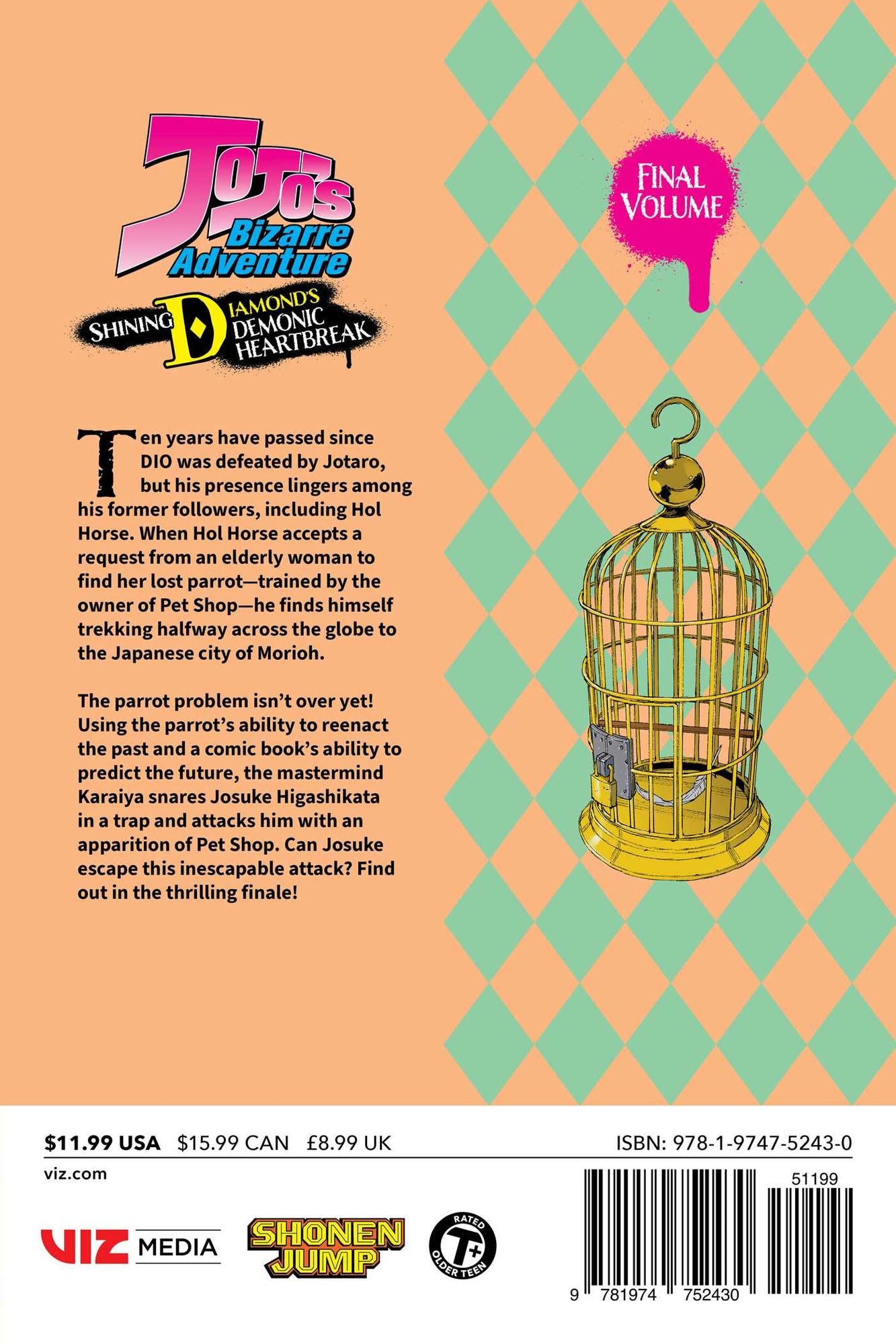 JoJo's Bizarre Adventure: Shining Diamond's Demonic Heartbreak, Vol. 3