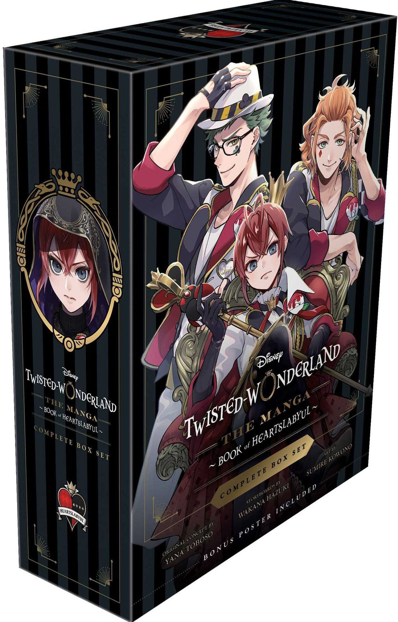 Disney Twisted-Wonderland: The Manga - Book of Heartslabyul Complete Box Set: Includes vols. 1-4 with premium