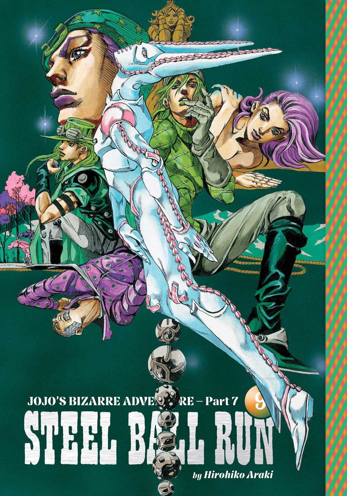 JoJo's Bizarre Adventure: Part 7--Steel Ball Run, Vol. 9
