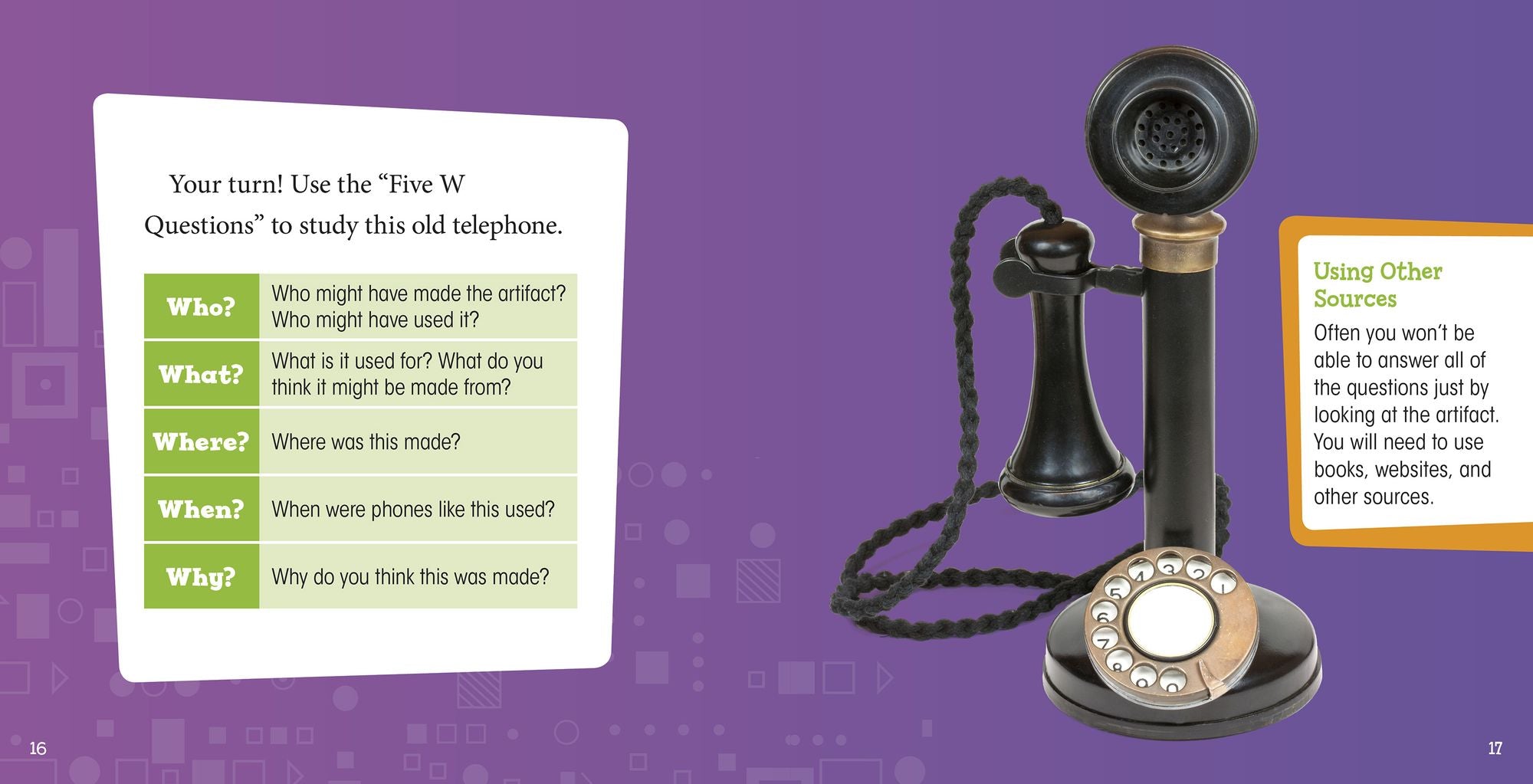 Research Primary Source Artifacts: Tools, Clothing, Coins, and More!